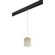 PRO795412 Светильник д/1-фазн трека CRISTALLO 1х40W G9 ЗОЛОТО/ЧЕРНЫЙ (795412+595007)