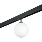 PRO130107 Светильник д/1-фазн трека TETA ЧЕРНЫЙ/БЕЛЫЙ E14 D180 PRO (595107+595130)