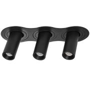 i637274 Светильник INTERO TUBO LED 10W*3 500LM*3 60G ЧЕРНЫЙ 4000K (217637+217274+217274+217274)