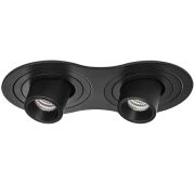 i627172 Светильник INTERO TUBO LED 7W*2 360LM*2 60G ЧЕРНЫЙ 3000K (217627+217172+217172)