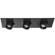 i537172 Светильник INTERO TUBO LED 7W*3 360LM*3 60G ЧЕРНЫЙ 3000K (217537+217172+217172+217172)