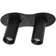 i627274 Светильник INTERO TUBO LED 10W*2 500LM*2 60G ЧЕРНЫЙ 4000K (217627+217274+217274)