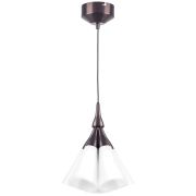 757150 Люстра CONE 5х10W (led) E14 КОФЕЙНЫЙ/БЕЛЫЙ