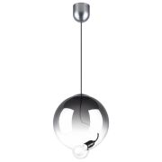 805301 Люстра COLORE 1х8W (led) E27 АЛЮМИНИЙ/ДЫМЧАТЫЙ