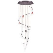 805289 Люстра COLORE LED 28х4W 5600LM КОФЕЙНЫЙ/МУЛЬТИКОЛОР 3000K