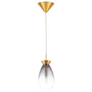 805118 Люстра COLORE LED 1х4W 220LM ЗОЛОТО/ДЫМЧАТЫЙ 3000K
