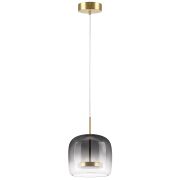 804018 Люстра CUPOLA LED 1х18W 900LM ЗОЛОТО/ДЫМЧАТЫЙ 3000K