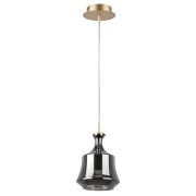 808028 Подвес FORMA 1х10W (led) E14 ШАМПАНЬ/ДЫМЧАТЫЙ