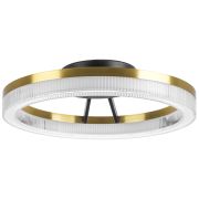 736040 Люстра ROTONDA 21W LED 1053LM 180G ЧЕРНЫЙ/ЛАТУНЬ 3000K