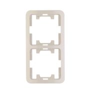 Рамка 2-м Mimoza верт. бел. Makel 22032